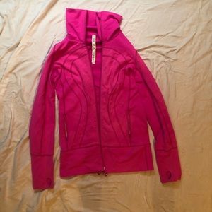 Lululemon pink zip up jacket